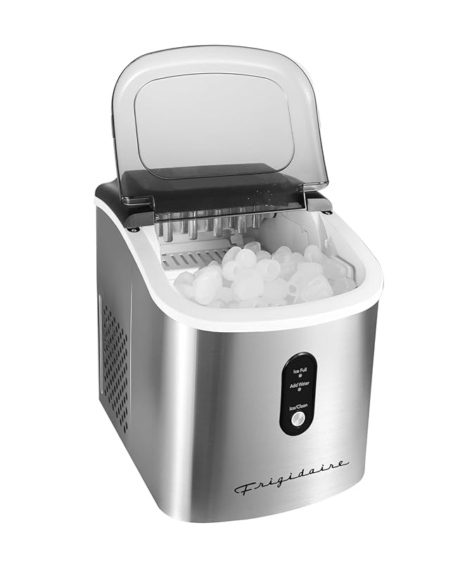 Frigidaire Countertop Ice Maker with Self-Cleaning, 26 lbs per Day, St