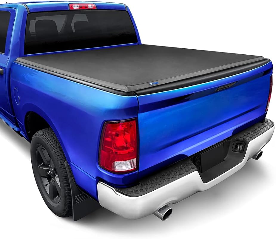 Soft Tri-Fold Tonneau Cover for 2002-2018 Dodge Ram 1500 and 2003-2026