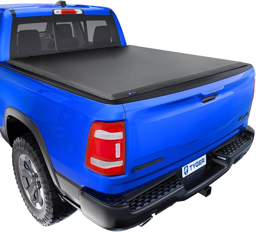 Tyger Auto T1 Soft Roll-up Truck Bed Tonneau Cover Compatible with 201