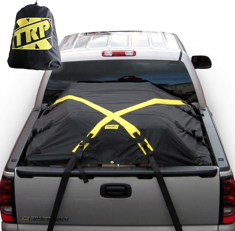 Heavy Duty Black Truck Bed Cover with Tie-Down System, Fits Short and 