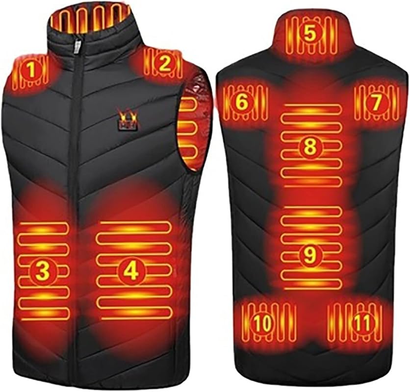 Heated Vest USB Electric Heated Vest Heating Jacket Winter Vests for O
