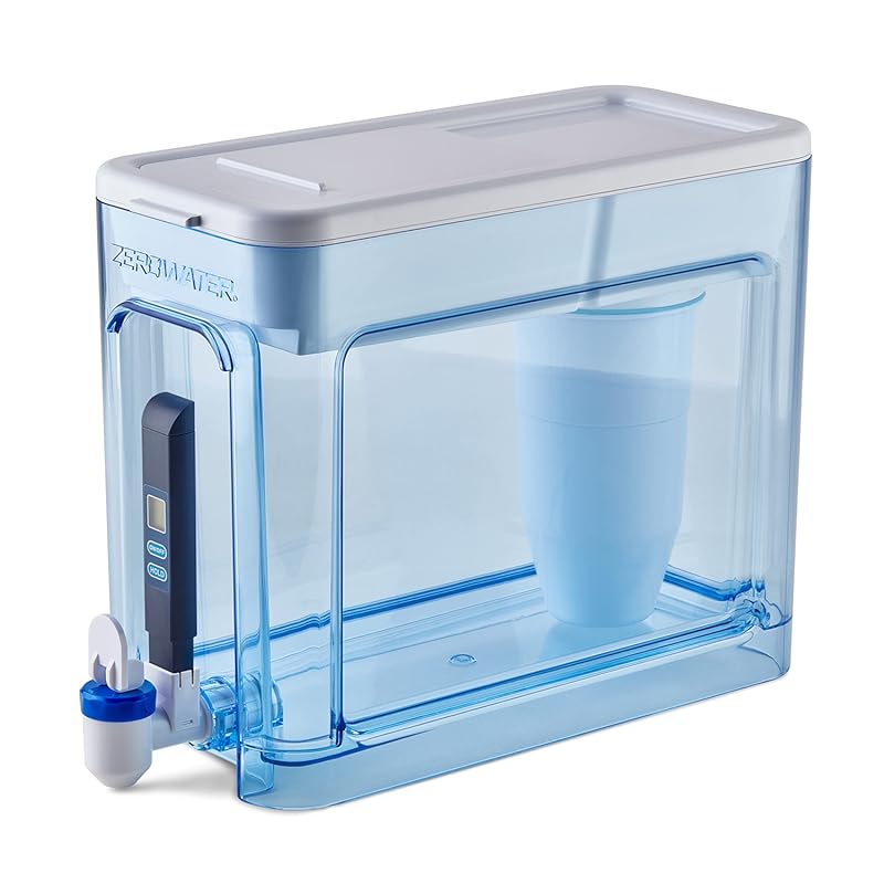 ZeroWater 32-Cup Ready-Read 5-Stage Water Filter Dispenser with Instan
