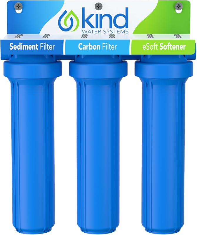Kind Whole House Water Filter with Coconut Carbon, Protects Pipes and 