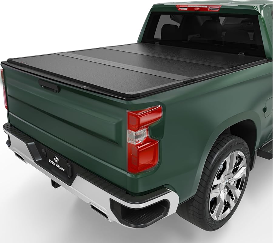 Hard Tri-Fold Tonneau Cover for 2019-2025 Chevy Silverado and GMC Sier