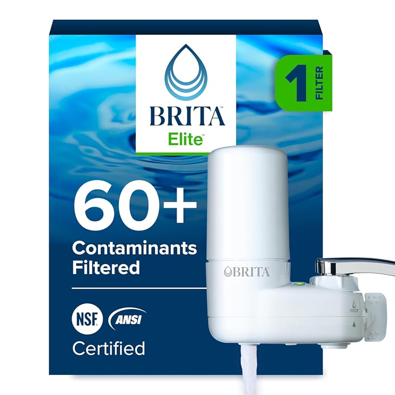 Brita Faucet Mount Water Filter System for No-Wait Filtration in Kitch