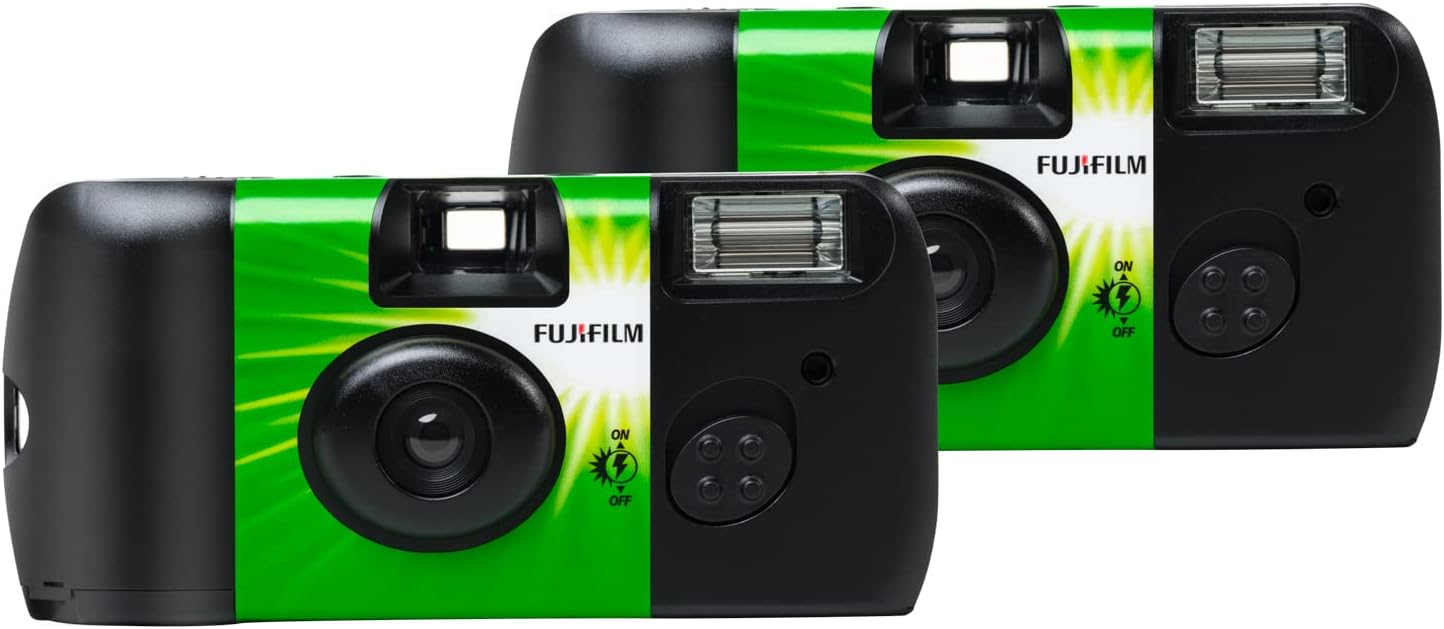 Fujifilm QuickSnap Flash 400 Disposable Camera: A Convenient Twin Pack