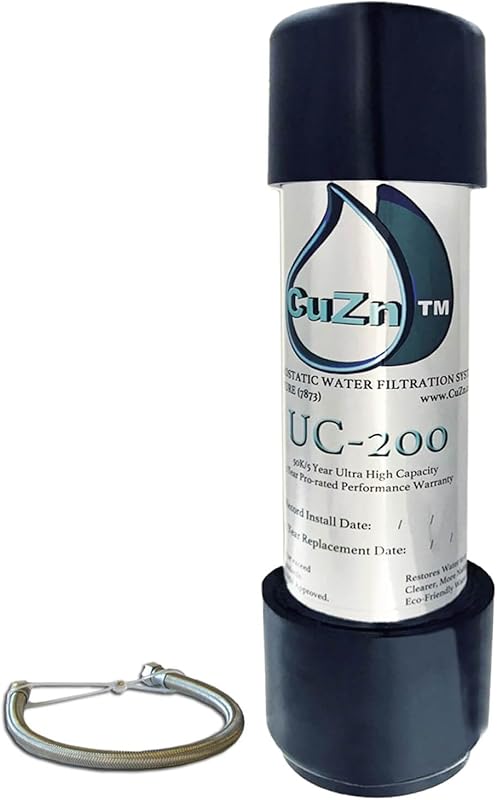 CuZn Under Sink Water Filter: 5-Year Life, NSF Certified, Reduces PFAs