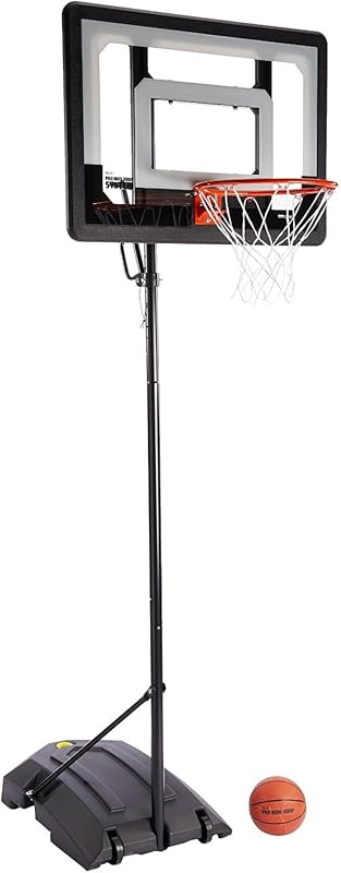 SKLZ Pro Mini Outdoor Basketball Hoop System: Adjustable Height, Inclu