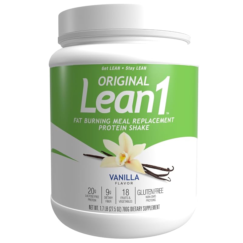Nutrition 53 Lean 1 Protein Shake: Vanilla Flavor, for Weight Manageme