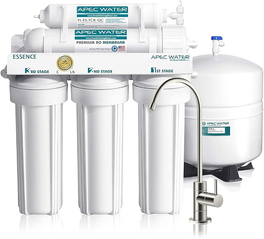 APEC Water Essence Series 5-Stage Reverse Osmosis Filter System, 50 GP