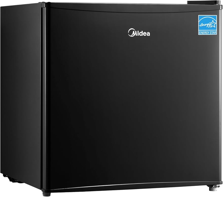 Best Midea 1.6 cu. ft. Compact Refrigerator with Single Reversible Doo