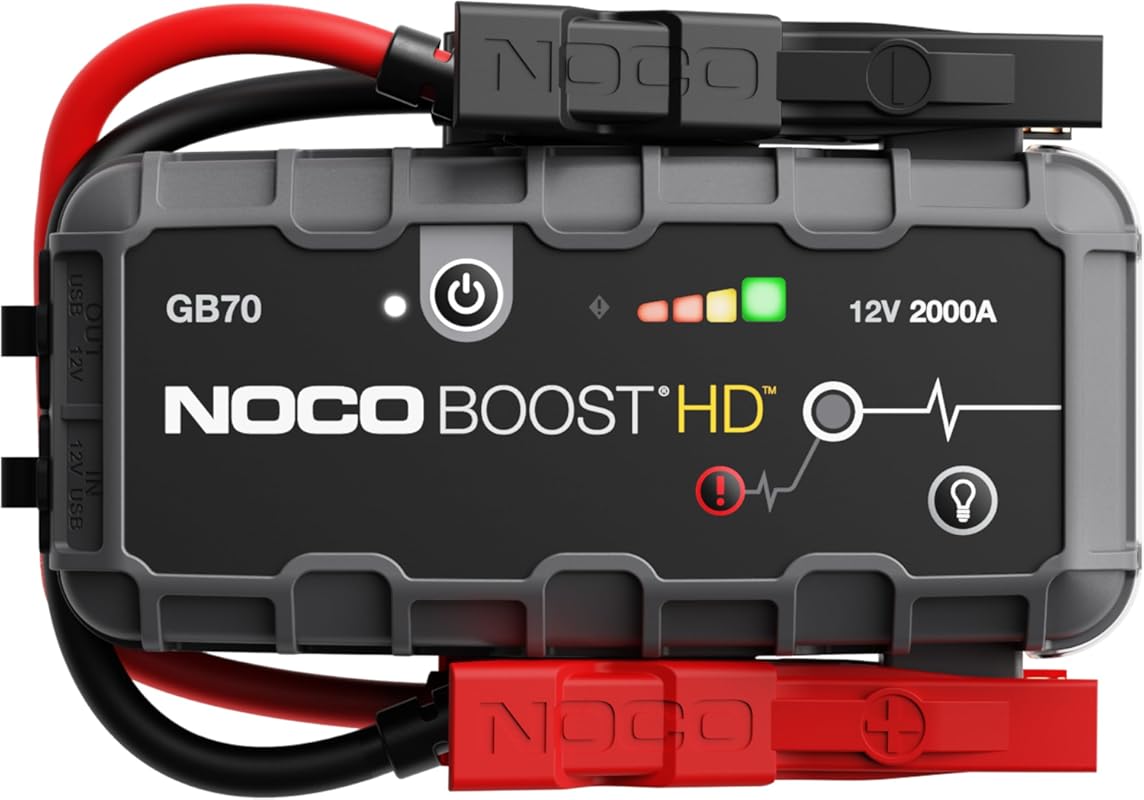 NOCO Boost GB70: 2000A UltraSafe Portable Lithium Jump Starter and Pow