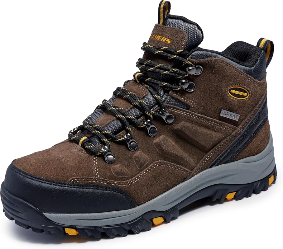 Skechers Men's Relment Pelmo Hiking Boots: Comfortable and Supportive 