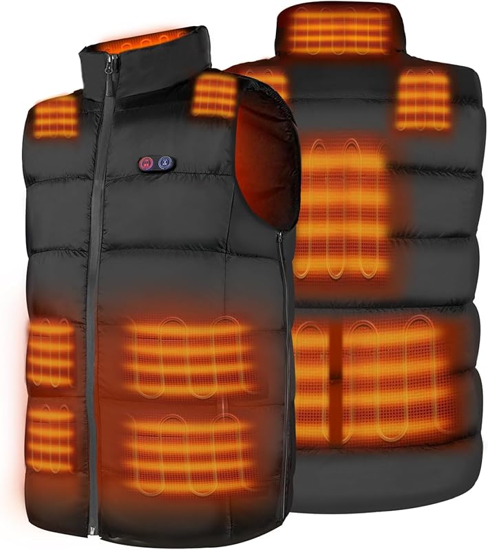 Unisex Heated Vest for Men and Women, with Adjustable Sizes for Winter