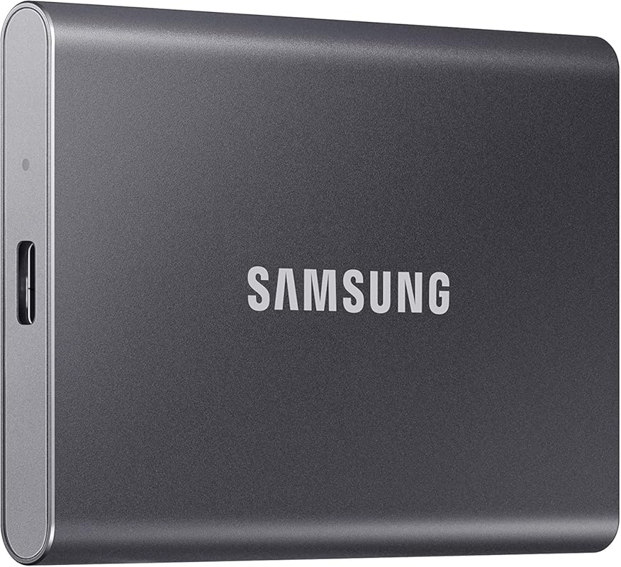 Samsung T7 Portable SSD 1TB: 1050MB/s USB 3.2 Gen 2 for Gaming and Pro