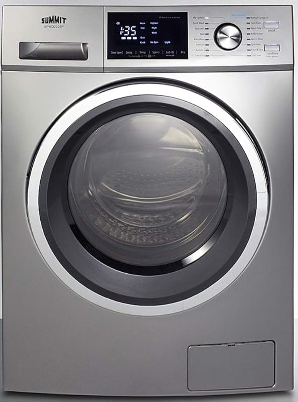 Summit SPWD2203P Non-Vented Washer Dryer Combo: Compact 2.7 cu.ft. wit