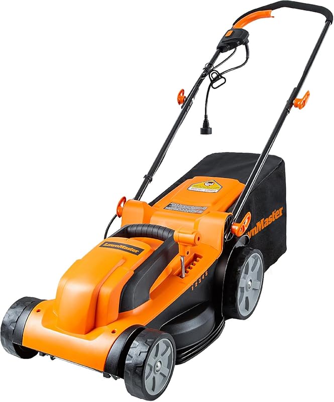 LawnMaster MEB1114K Electric Corded Lawn Mower: 15-Inch Deck with 11 A