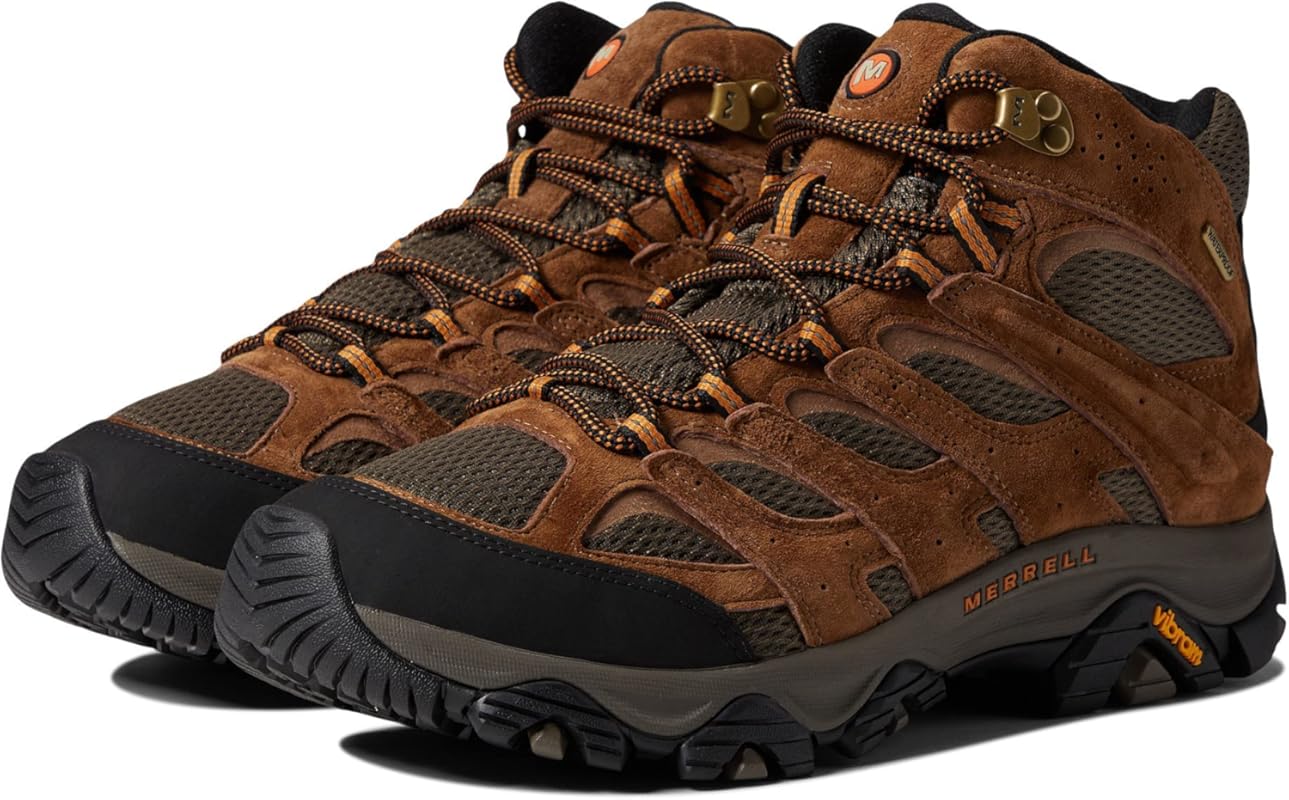 Best Merrell Men's Moab Mid Waterproof Hiking Boots for Challenging Tr