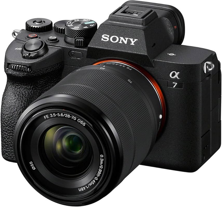 Sony Alpha 7 IV Mirrorless Camera: Full-Frame Sensor with 28-70mm Zoom
