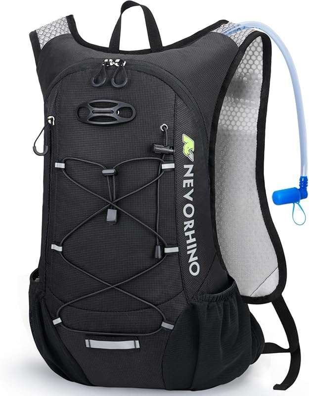 Lightweight Hydration Backpack, Running Backpack with 2L Water Bladder