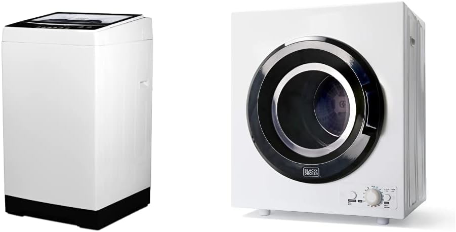 The BLACK+DECKER Small Portable Washer Dryer Bundle: Ideal for Compact