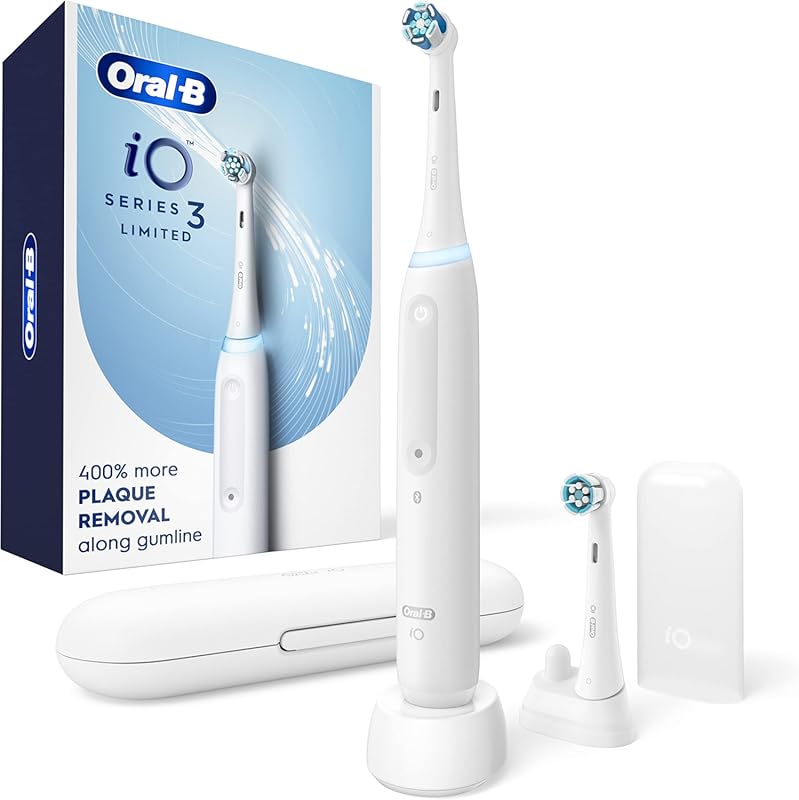 Oral-B iO Deep Clean Series 3 Electric Toothbrush White: Pressure Sens