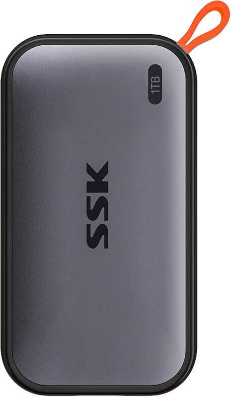 SSK Portable SSD 1TB: 1050MB/s USB 3.2 Gen 2 USB-C External Solid Stat