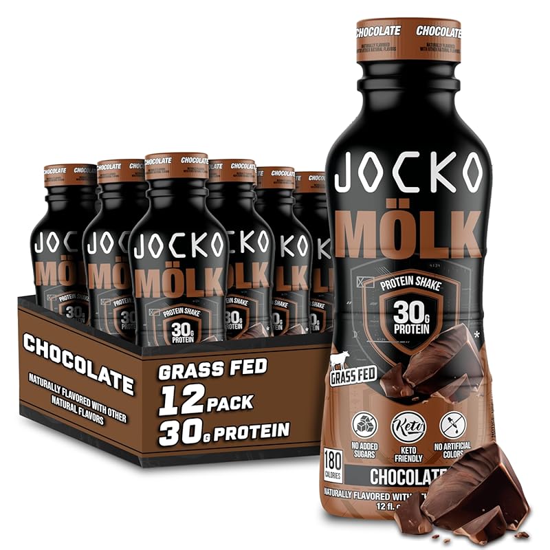 Jocko Mölk 30g Grass Fed Protein Shakes – No Added Sugar Protein Drink