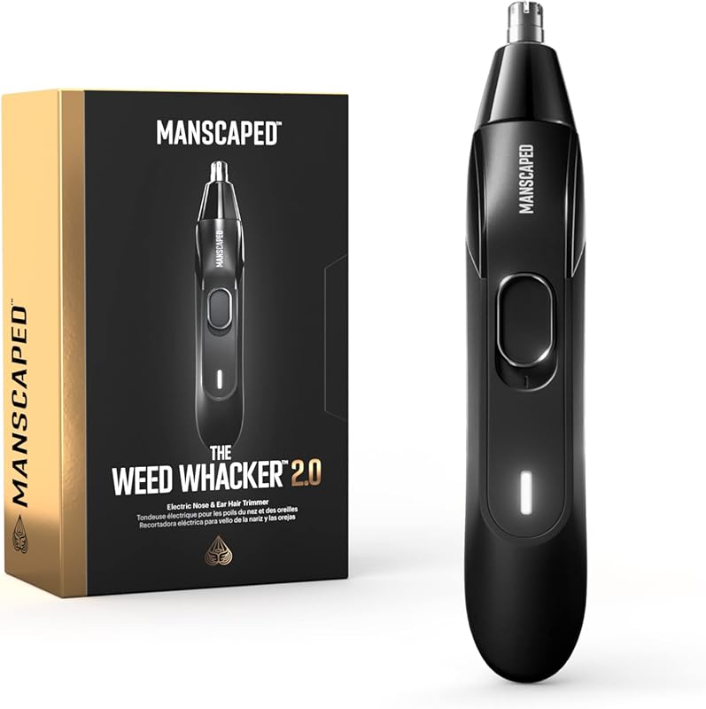 MANSCAPED® Weed Whacker Electric Nose & Ear Hair Trimmer, Rechargeable