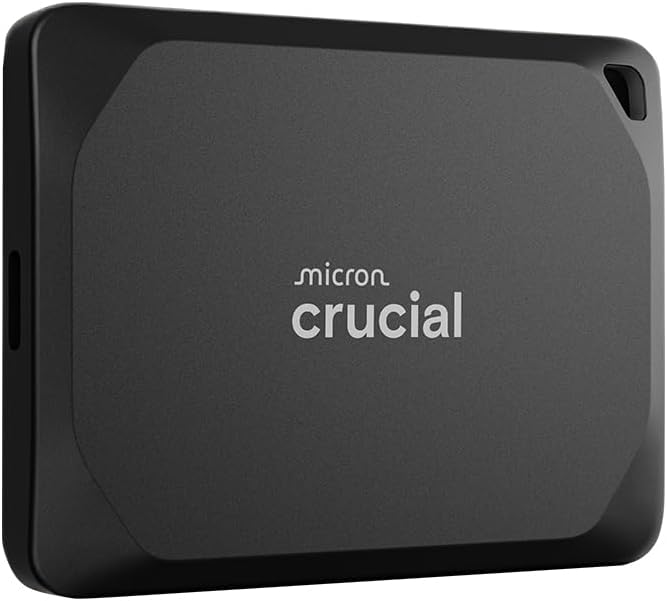 Crucial X10 Pro 2TB External SSD: 2100MB/s USB-C Storage for Professio