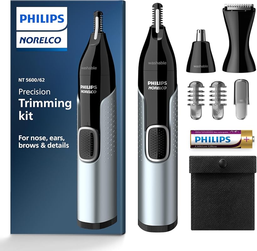 The Norelco Philips Nose Trimmer for Nose, Ears, and Eyebrows offers p