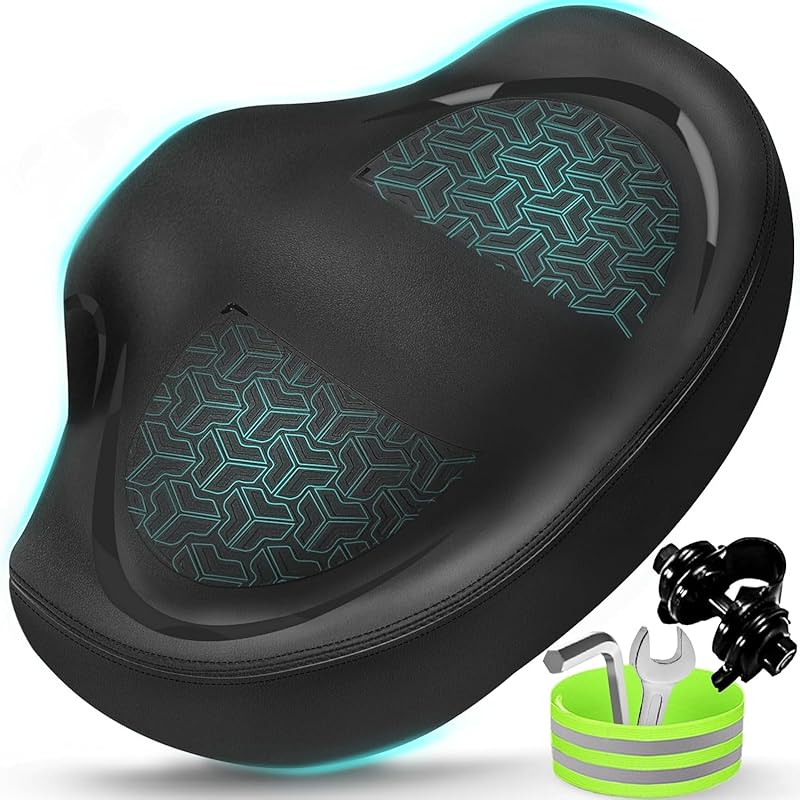 This Noseless Bike Seat Cushion Offers Wide Comfort for Men, Women, an