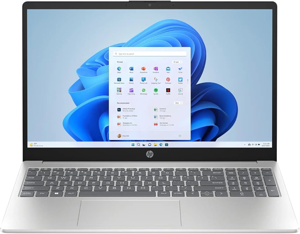 HP 15.6" Copilot Laptop: HD Touchscreen, Intel i3-1215U, 16GB RAM, 1TB