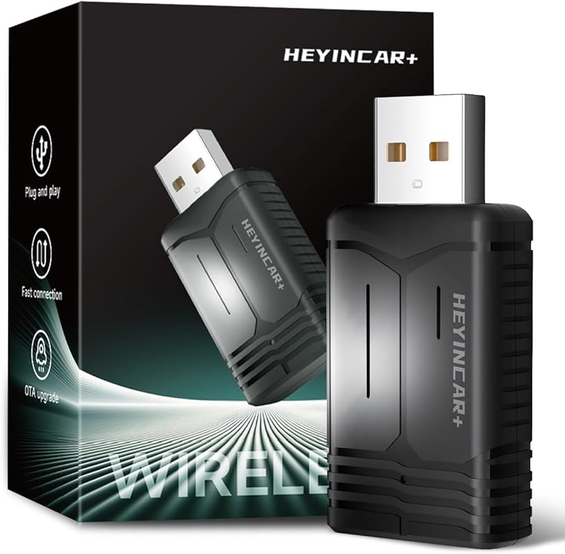 H-Air Wireless CarPlay & Android Auto Adapter: Plug and Play, Converts