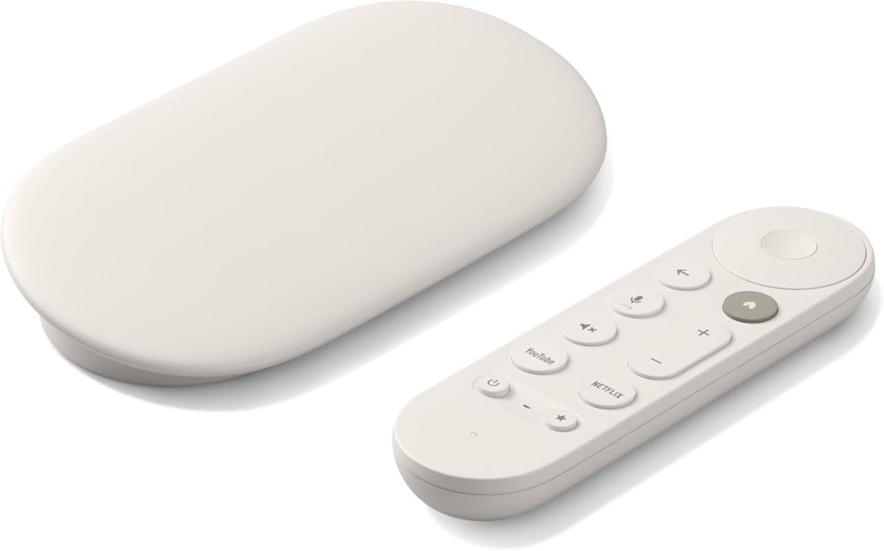 Google TV Streamer 4K with Voice Remote, HDR, Smart Home Control, and