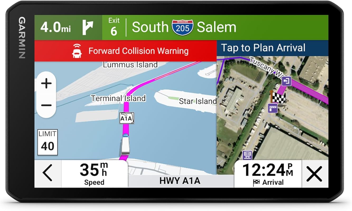 Garmin dēzlCam OTR725: GPS Truck Navigator with Built-in 1080P HD Dash