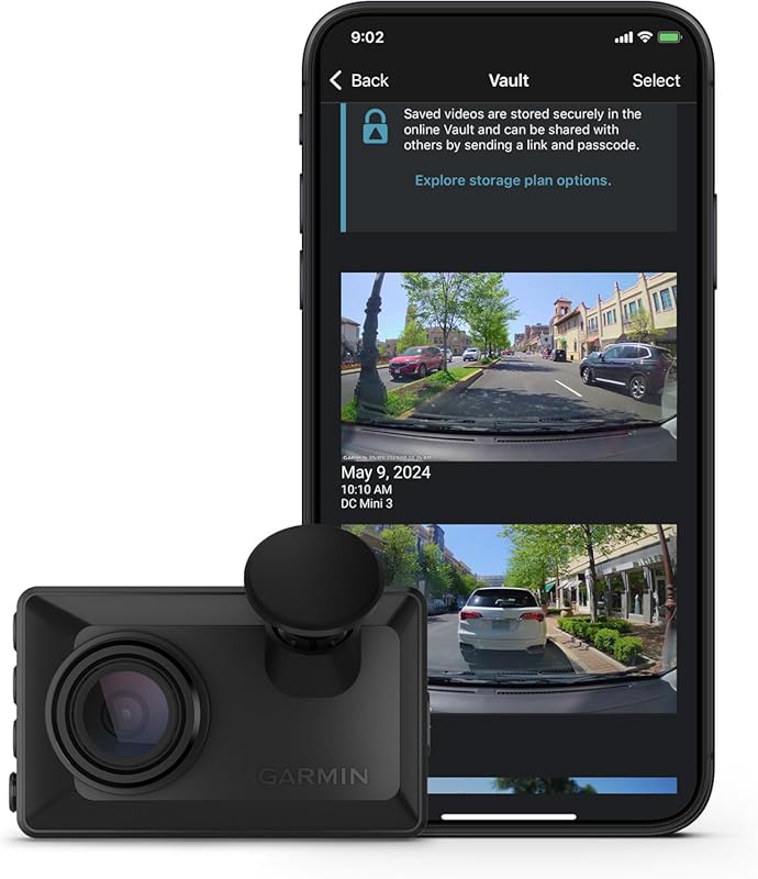 Garmin X110 Dash Cam for Trucks: 1080p HD, 140° Field of View, Built-i