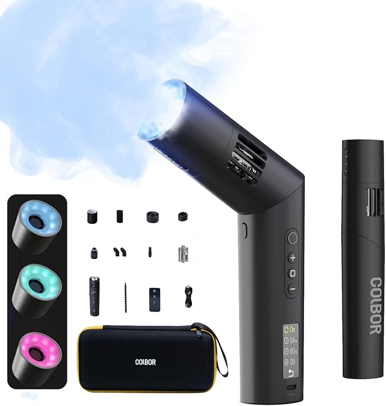 COLBOR CF5 Portable Fog Machine 40W Smoke Machine Mini Handheld with R