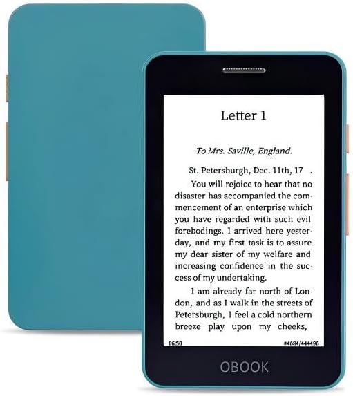 OBOOK5 Pocket eReader: 4.26 inch glare-free display, 32GB, front light