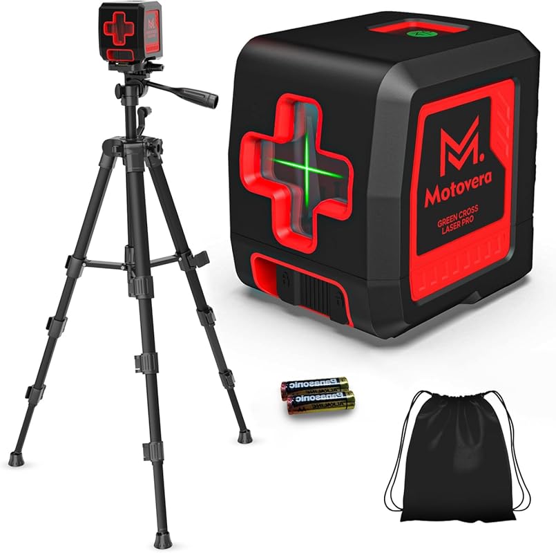 Best Self-Leveling Green Cross Line Laser Level with Tripod and Pulse