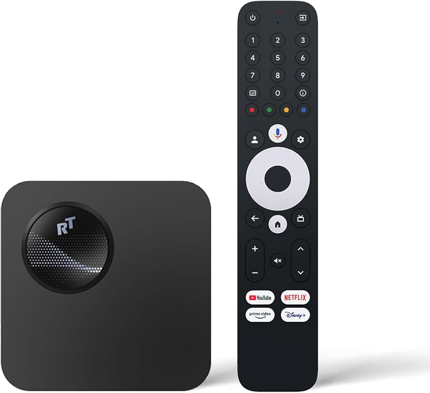RockTek GX1 Google TV 4K UHD Streaming Player, with HDR, Dolby Vision,