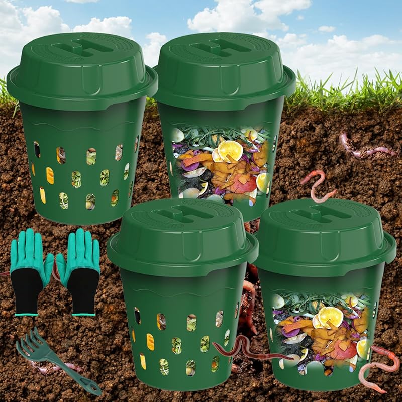 Best Inground Worm Composter: Outdoor Vermicomposting Bin for Garden B
