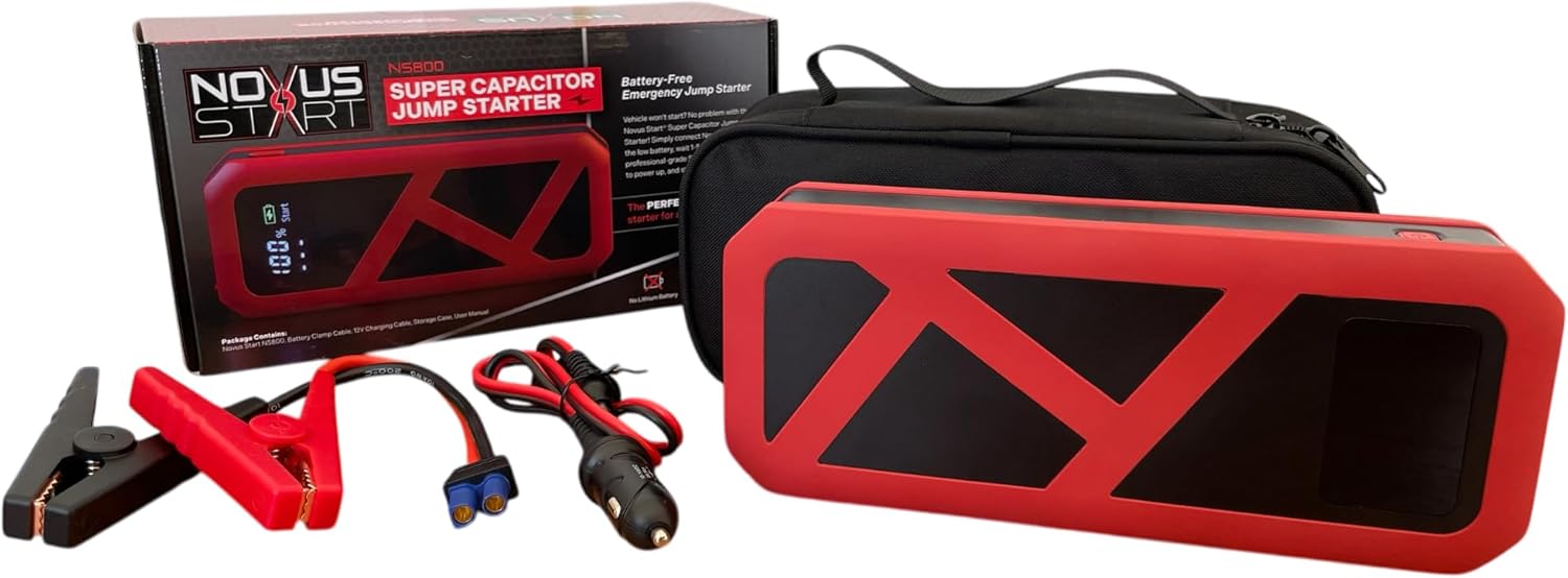 Super Capacitor Jump Starter: Eco-Friendly, Maintenance-Free, with 800