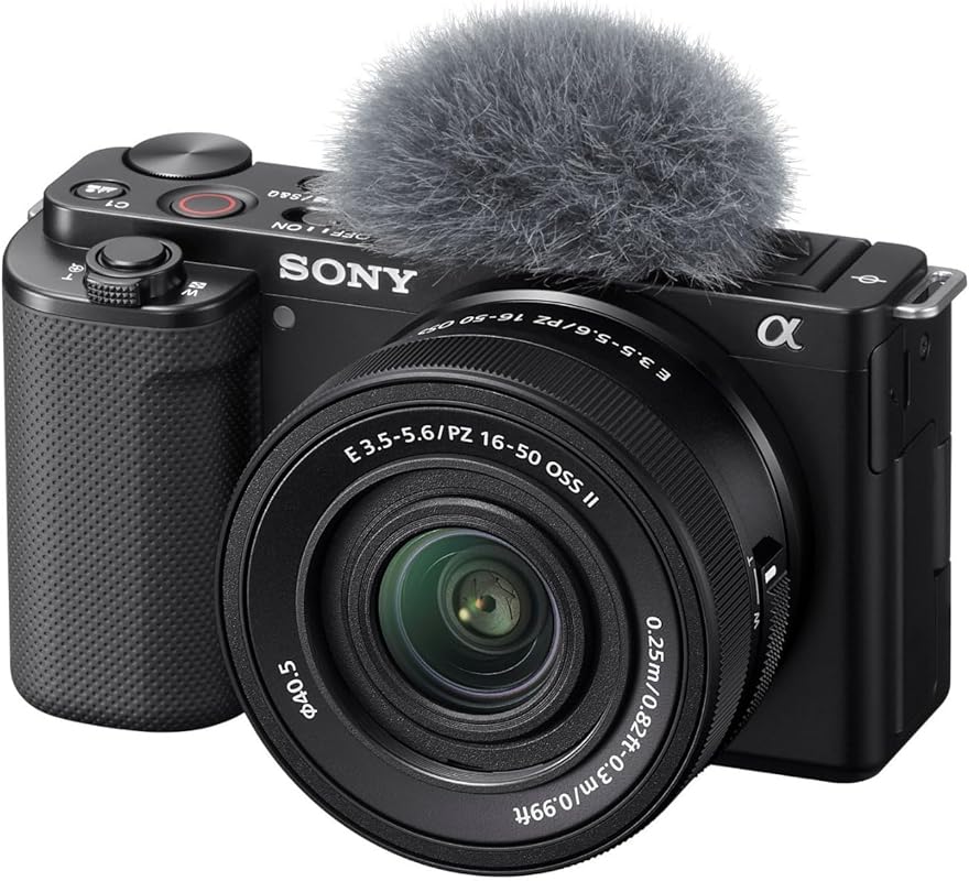 Sony Alpha ZV-E10 Mirrorless Vlog Camera Kit: Compact APS-C Interchang