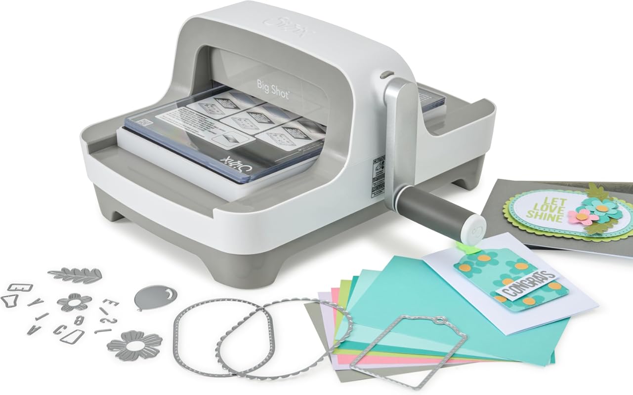 Sizzix Big Shot 6-inch Die-Cutting and Embossing Machine for All Craft