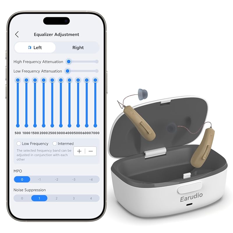 Bluetooth OTC Hearing Aids for Seniors and Adults: Music Mode and App