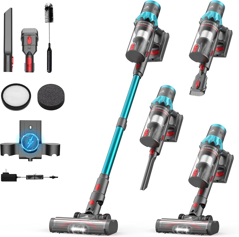 Best Cordless Stick Vacuum: Powerful Suction, Self-Standing, Anti-Tang