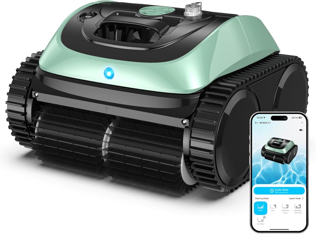 Best Cordless Robotic Pool Cleaner: Inground/Above Ground Pools, Tripl