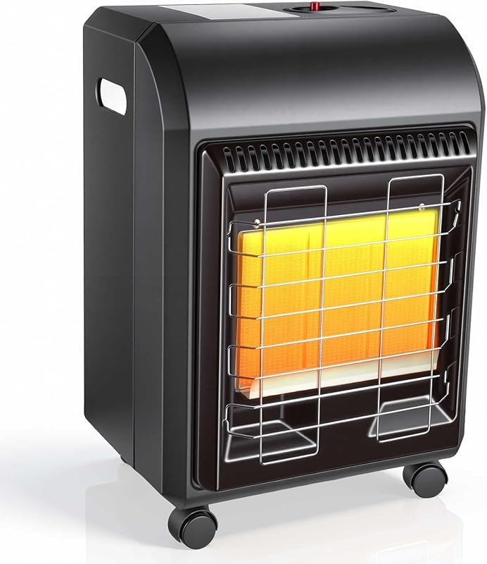 Propane Patio Heater, Outdoor 18000BTU Gas Radiant Heater, Propane Hea