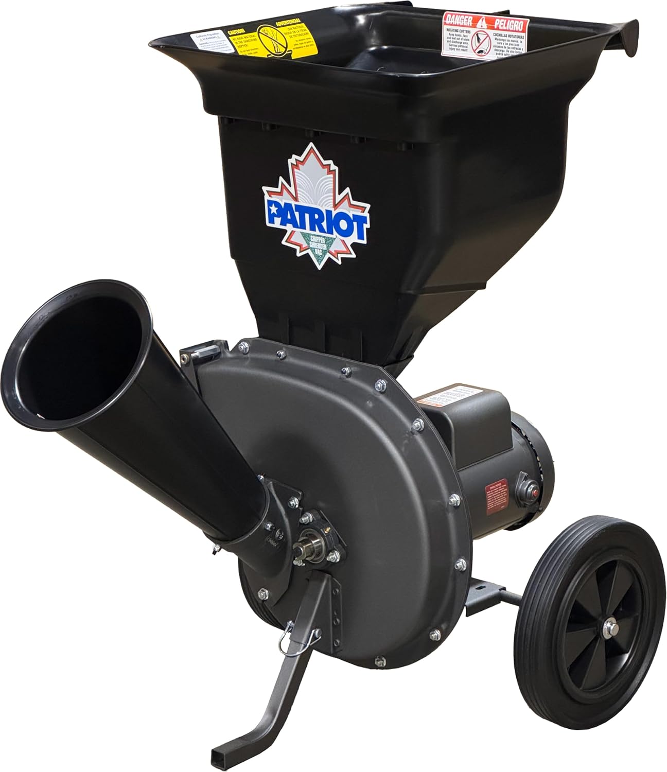 Patriot Products CSV-2515 Corded Electric Wood Chipper Leaf Shredder w